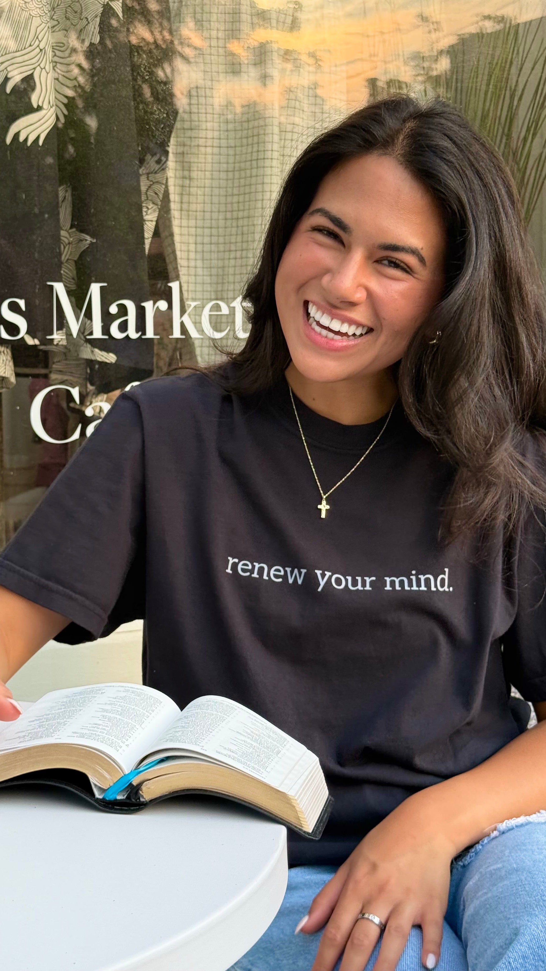 Renew your mind tee midnight black verses culture