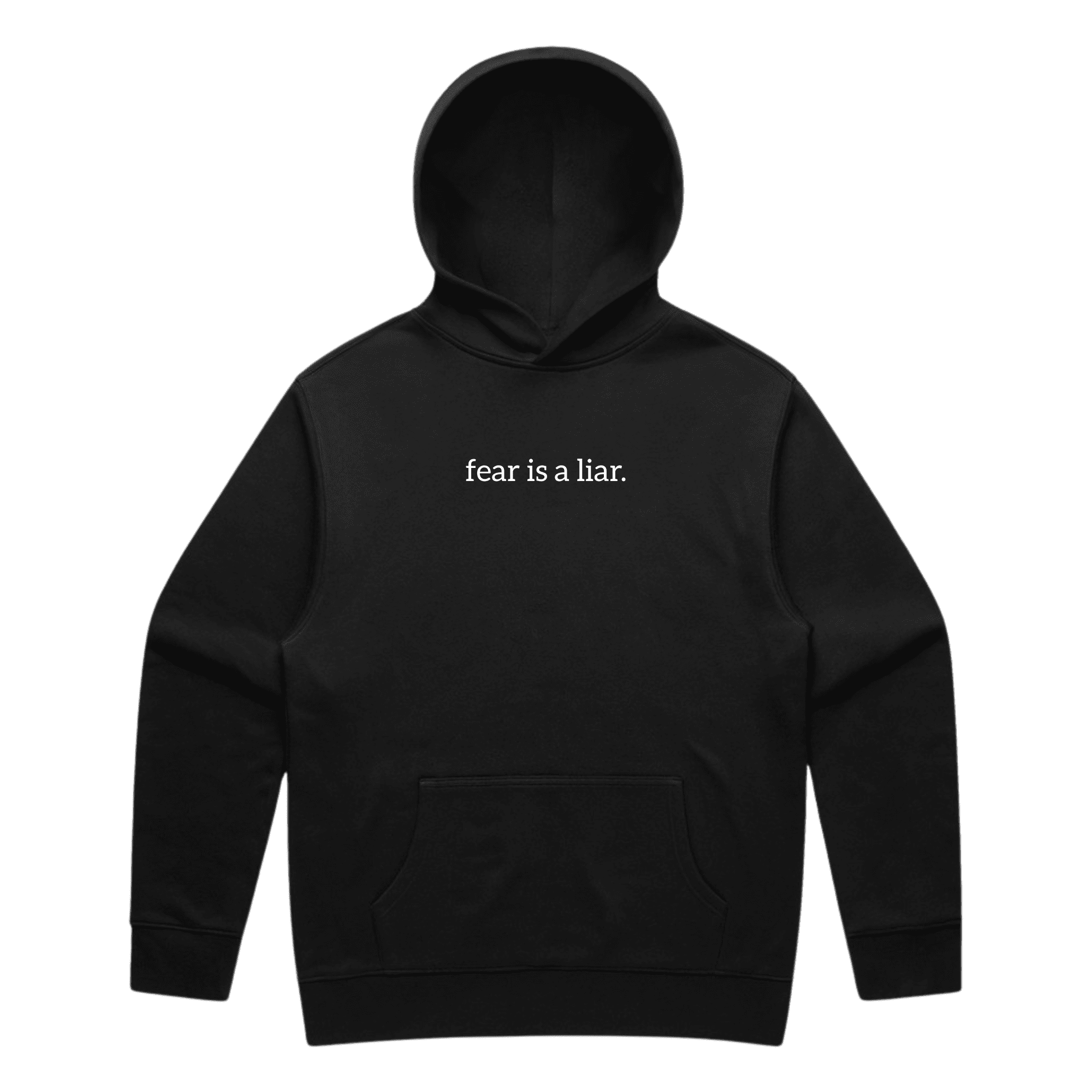 Fear is a liar Hoodie - Verses Culture