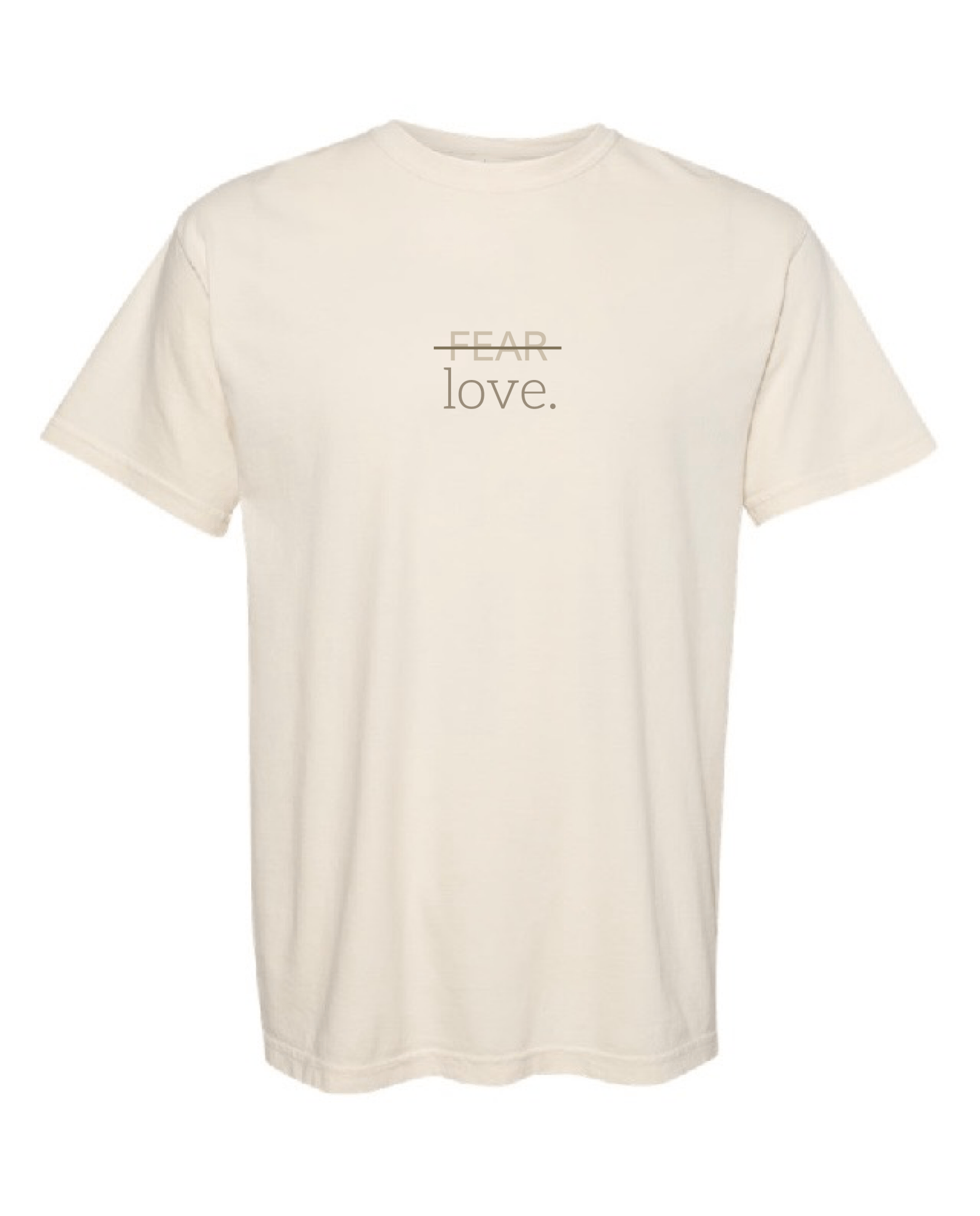 FEAR/love. Tee - Verses