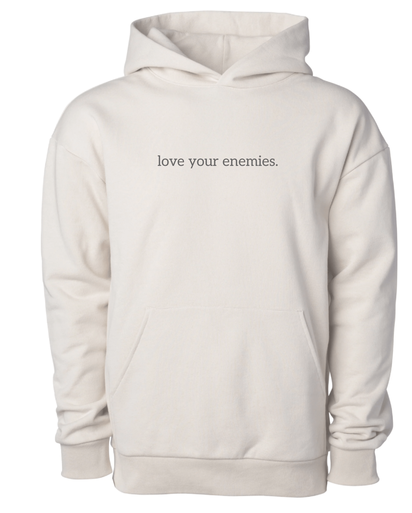 Love your enemies. Hoodie - Verses