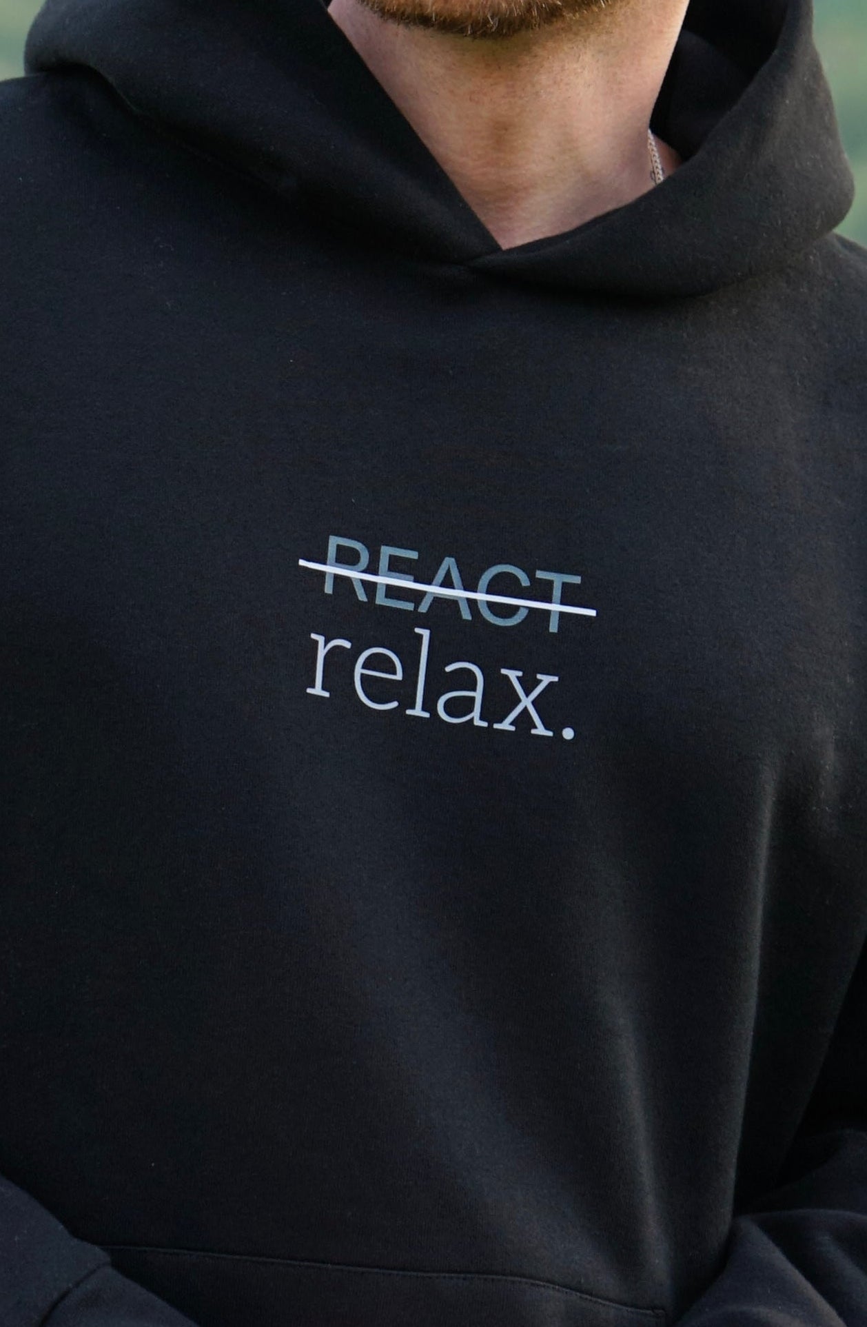REACT/relax. Hoodie - Verses
