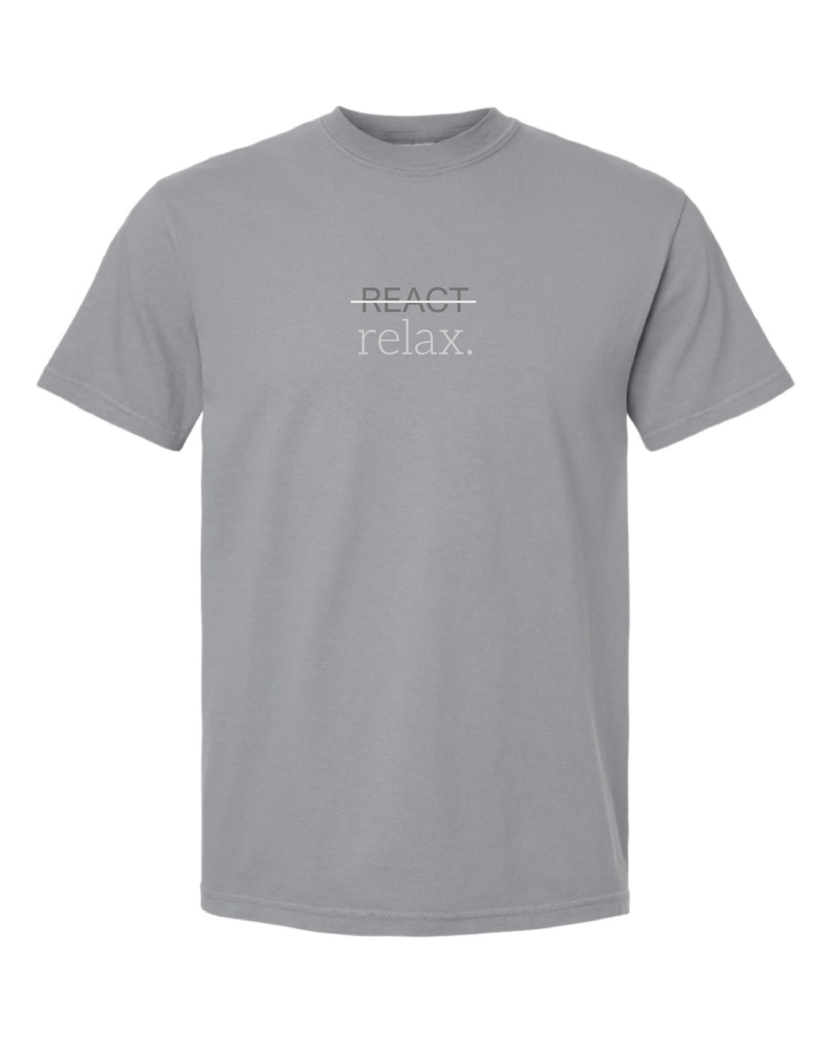 REACT/relax. Tee - Verses