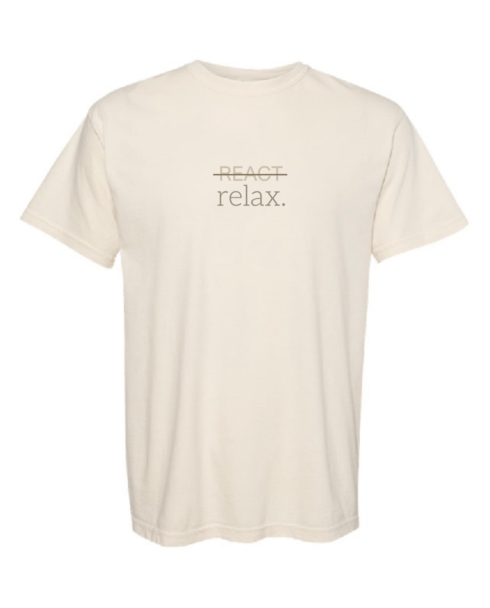 REACT/relax. Tee - Verses