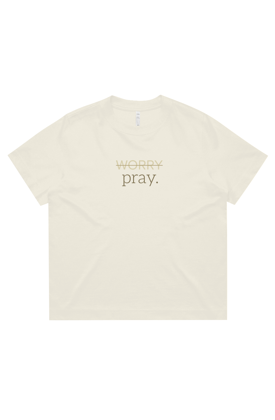 WOMENS WORRY/pray Tee