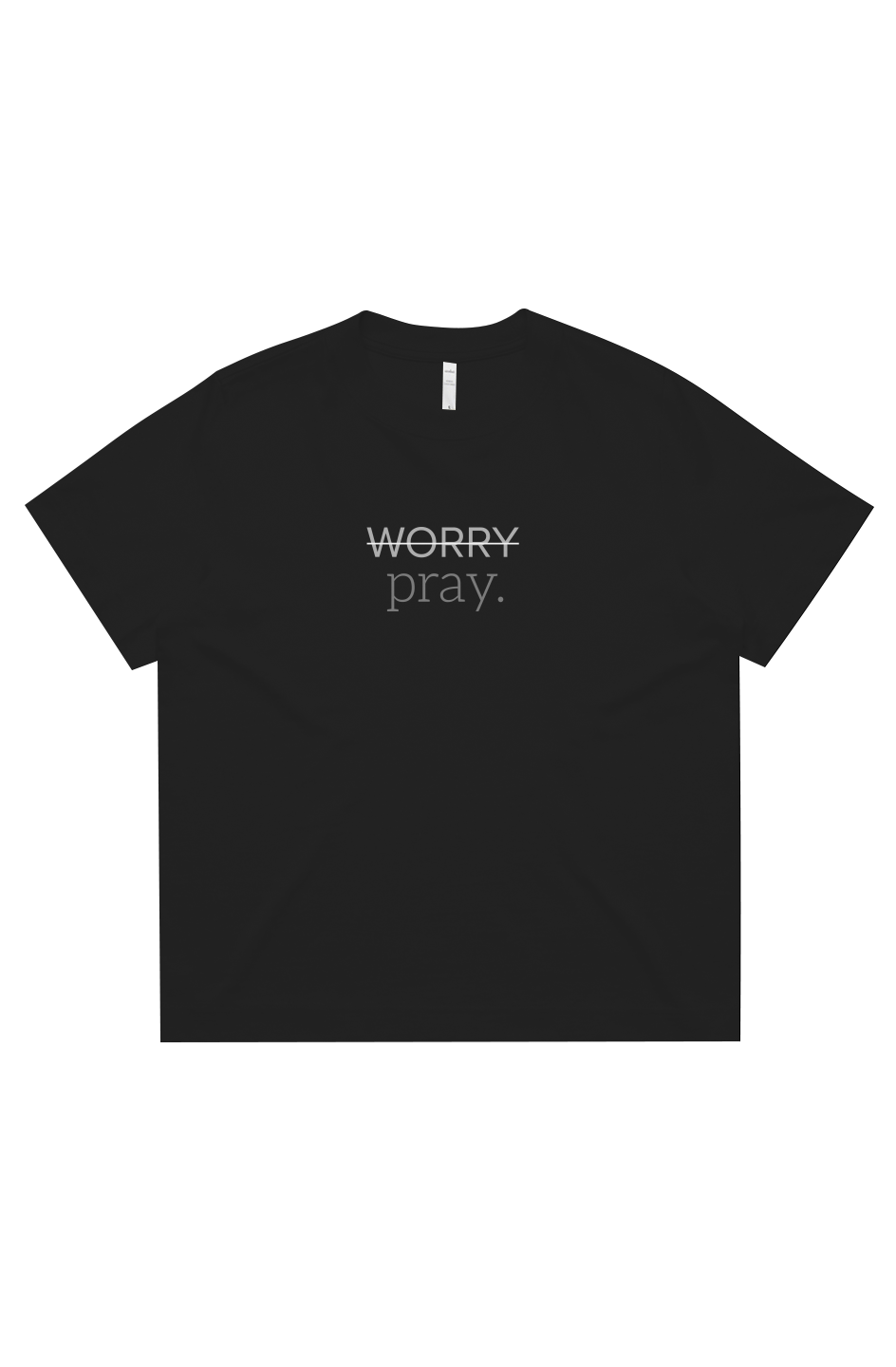 WOMENS WORRY/pray Tee