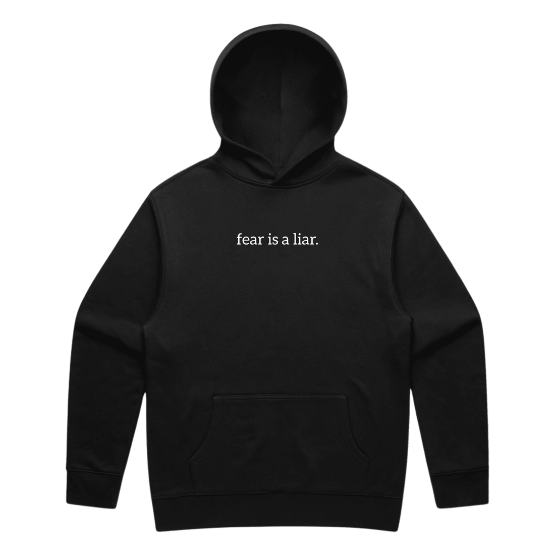 Fear is a liar Hoodie - Verses Culture