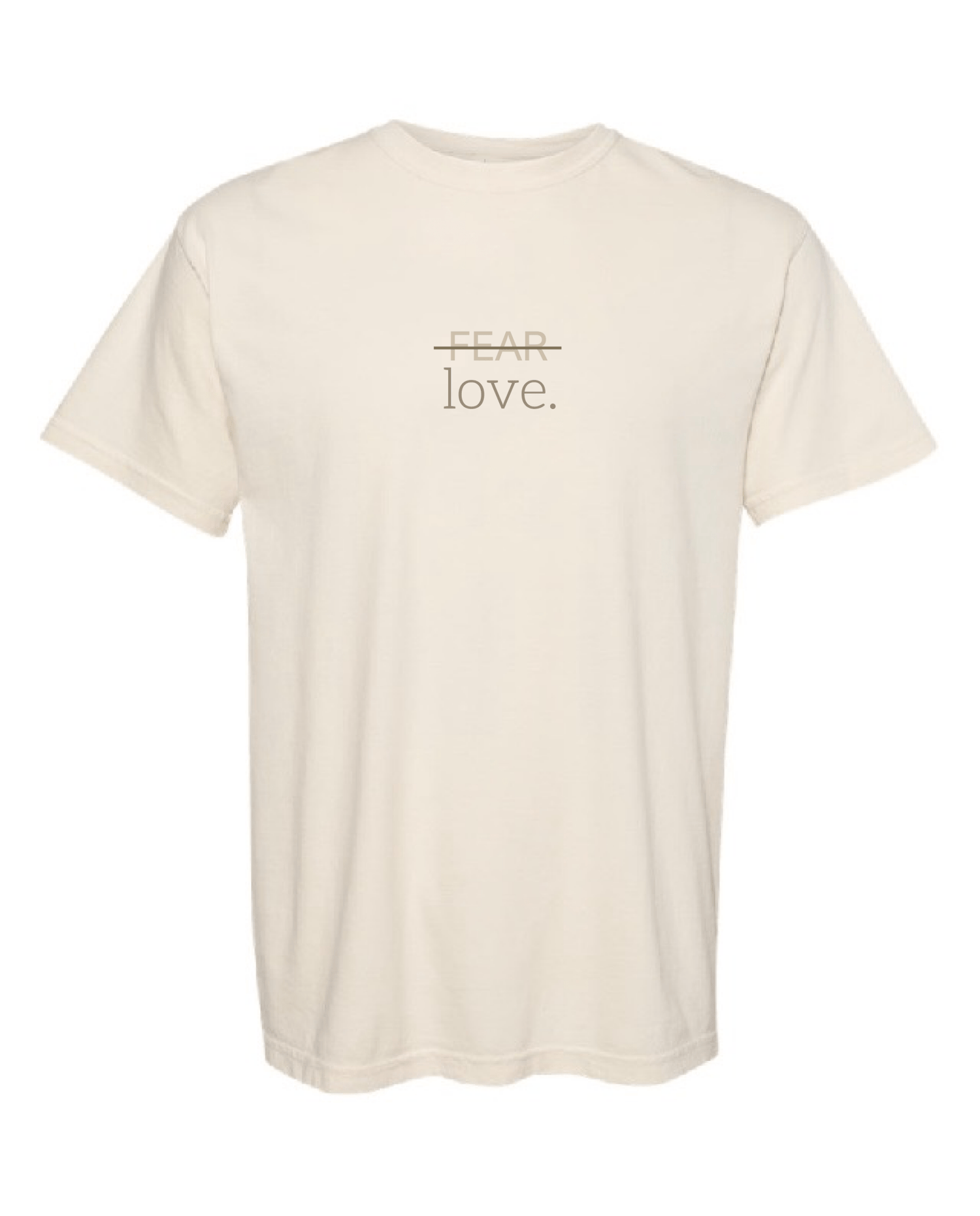 FEAR/love. Tee - Verses