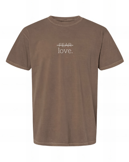 FEAR/love. Tee - Verses