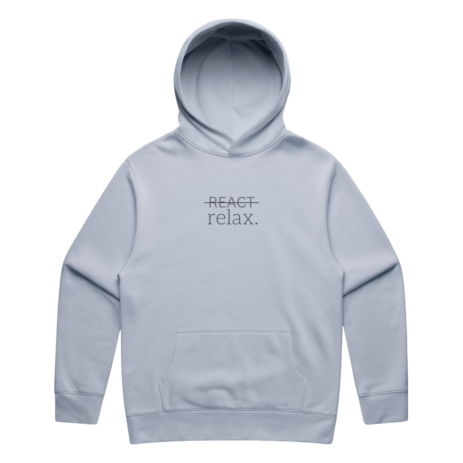REACT/relax. Hoodie - Verses Culture
