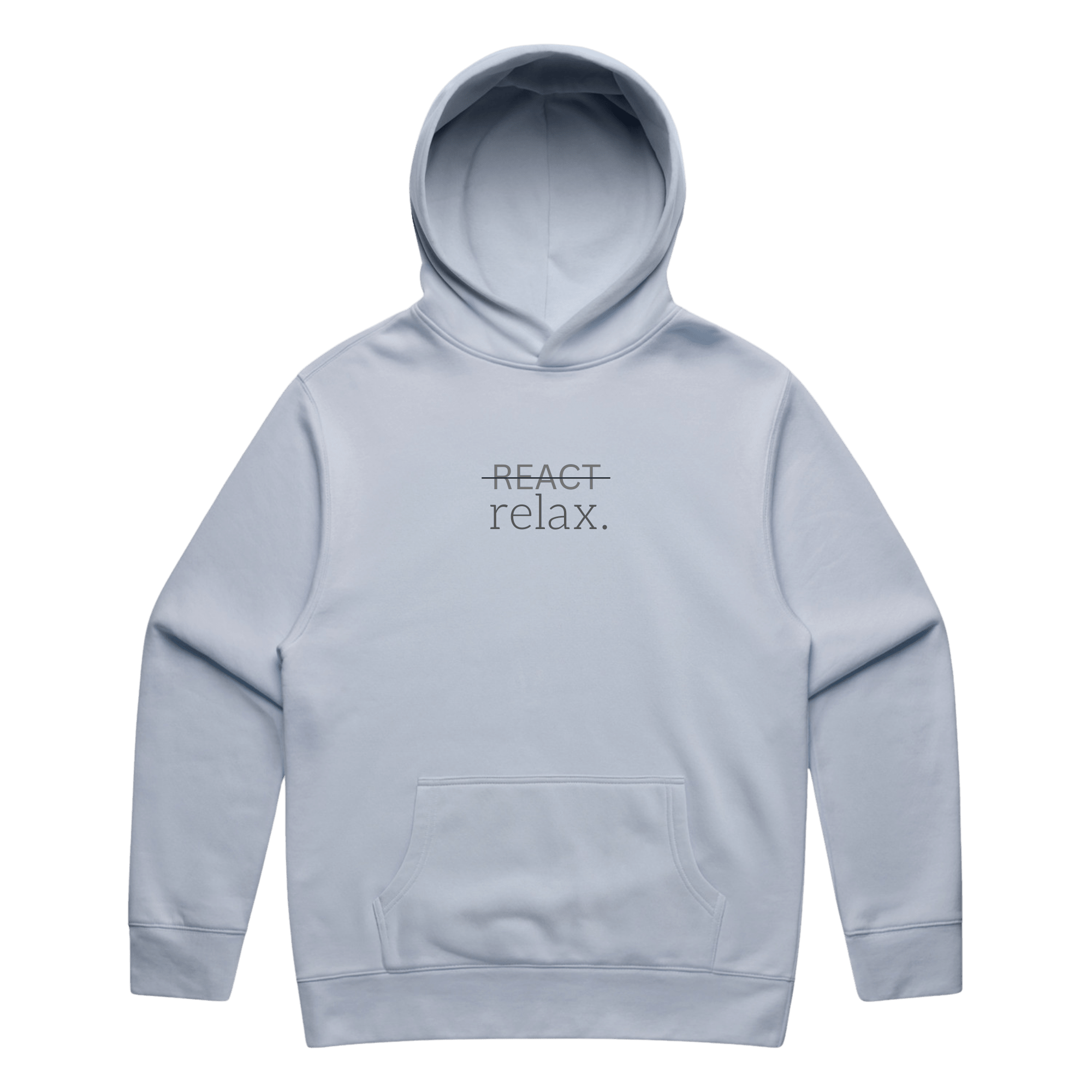 REACT/relax. Hoodie - Verses Culture