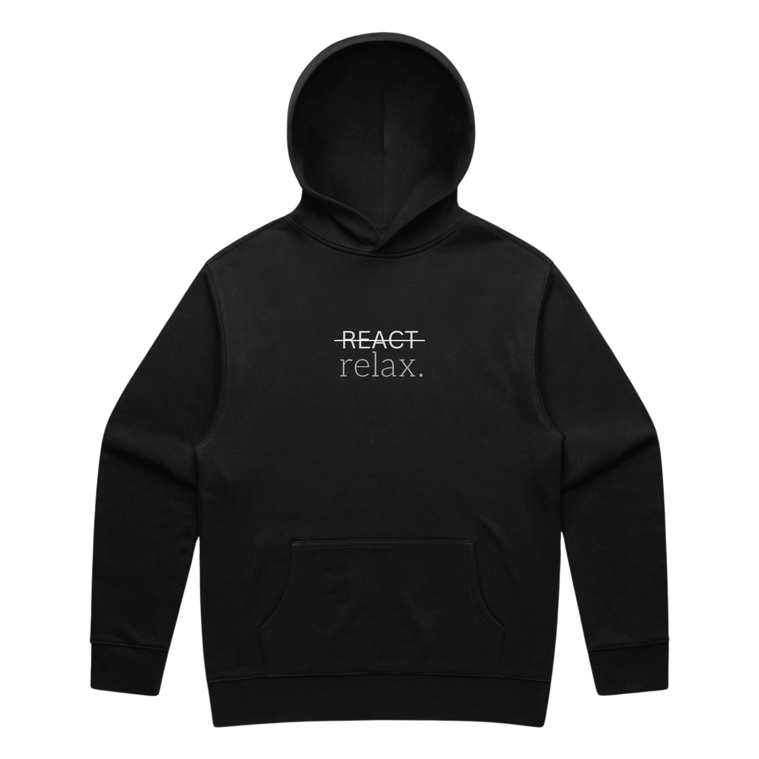REACT/relax. Hoodie - Verses Culture