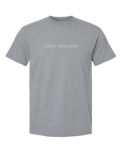 Renew your mind. Tee - Verses