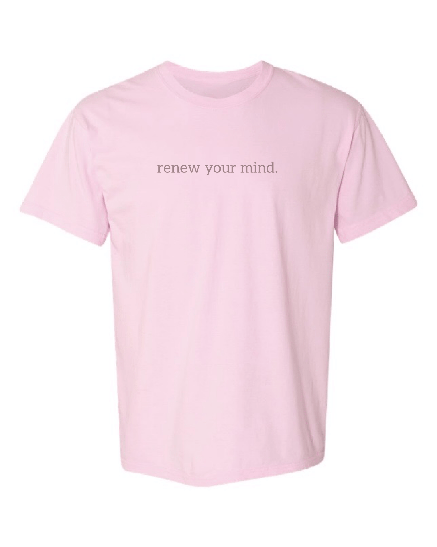 Renew your mind. Tee - Verses