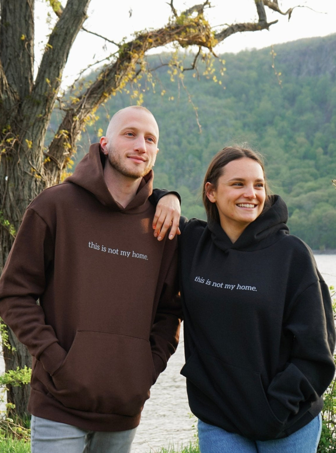 This is not my home. Hoodie - Verses
