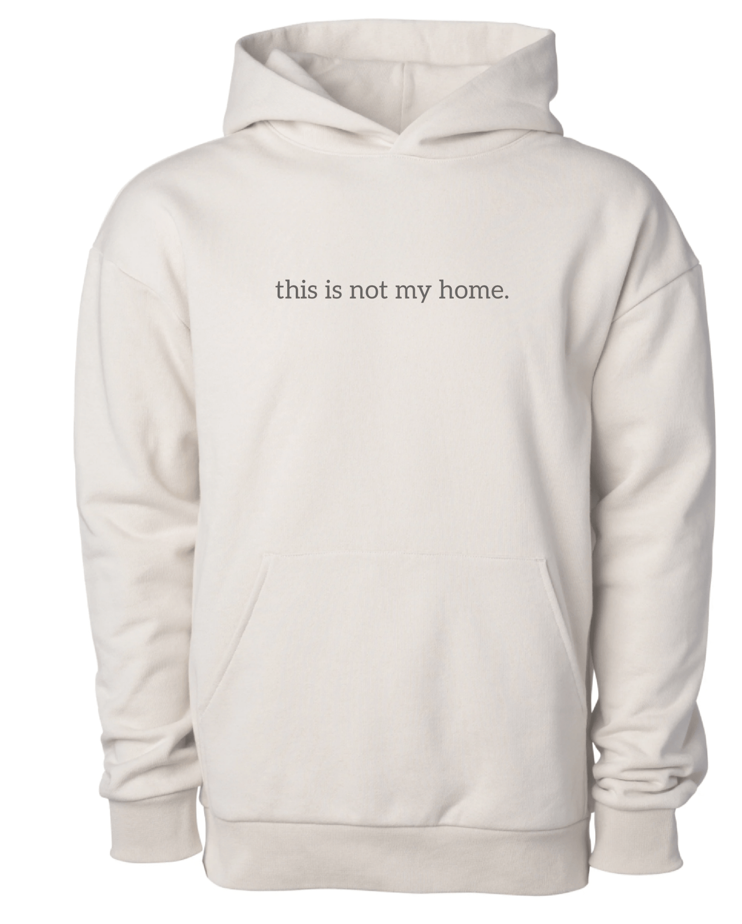 This is not my home. Hoodie - Verses Culture