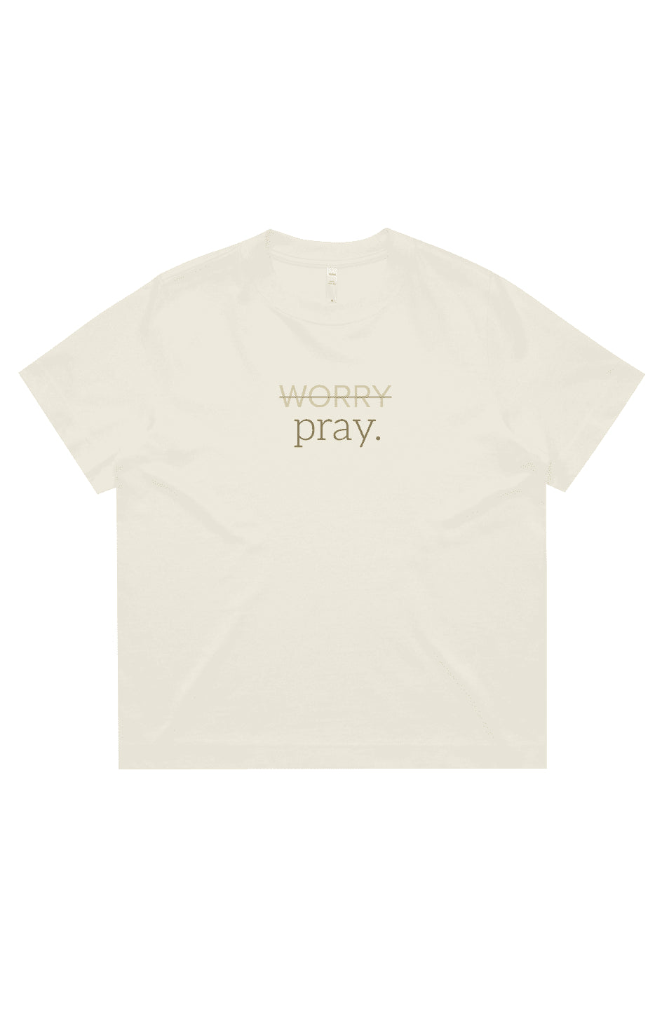 WOMENS WORRY/pray Tee - Verses Culture
