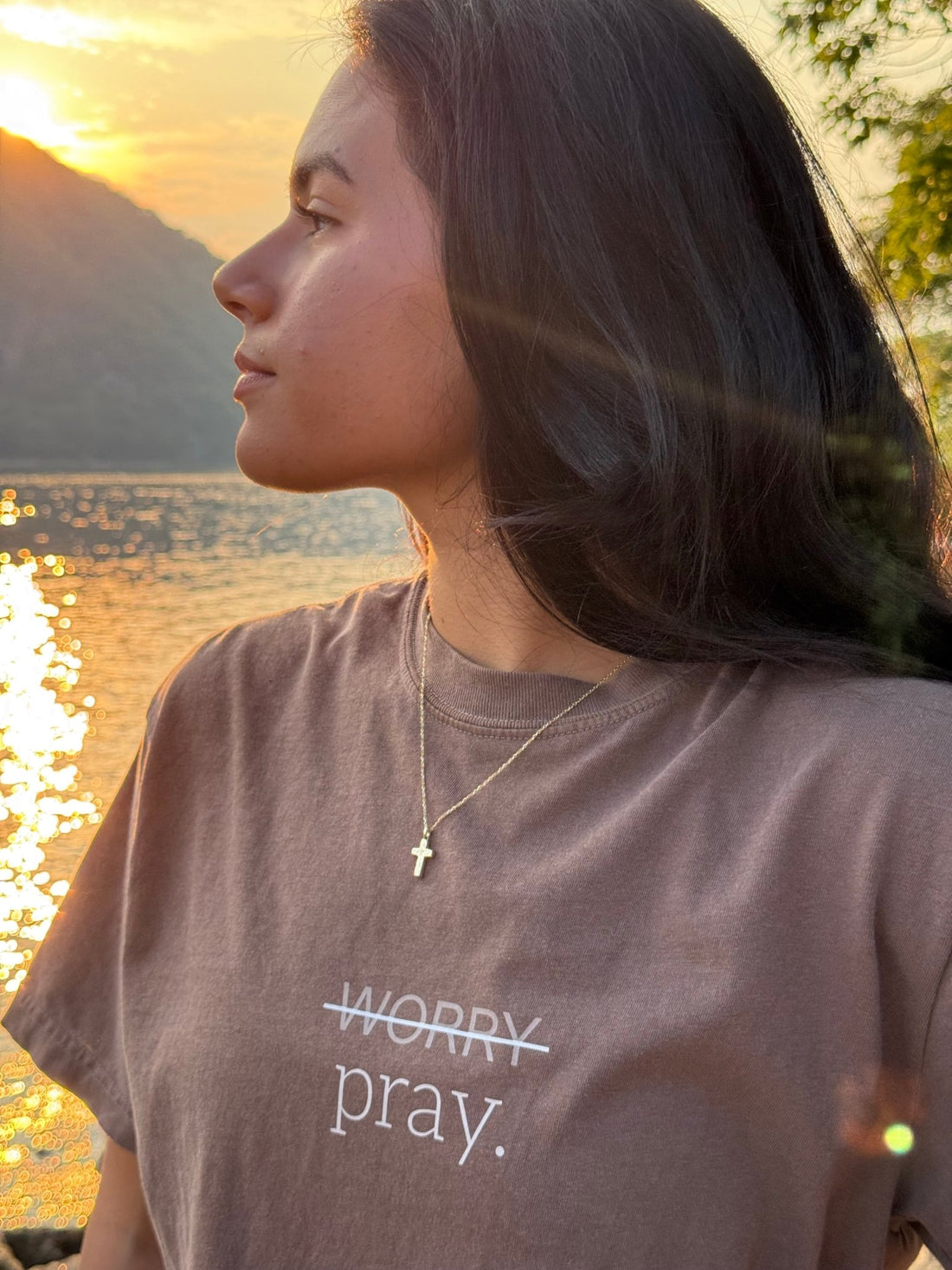 WORRY/pray. Tee - Verses